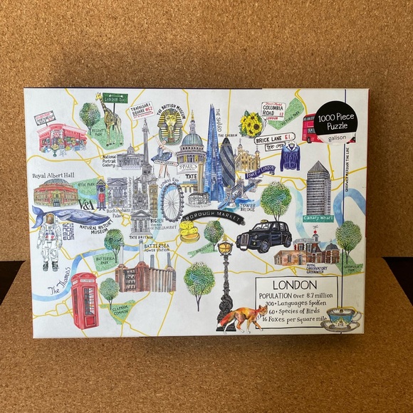 Galison London 1000 Piece Puzzle - Picture 2 of 7